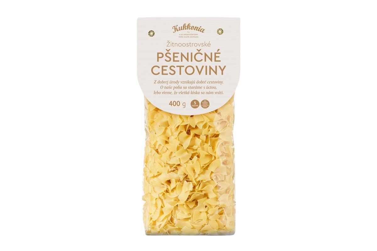 Cestoviny Fliačky VEĽKÉ 400 g Kukkonia