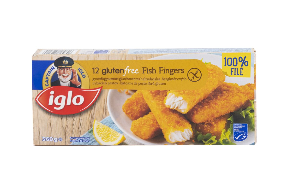 Iglo Rybie prsty bezlepkové v cestíčku mrazené 360 g