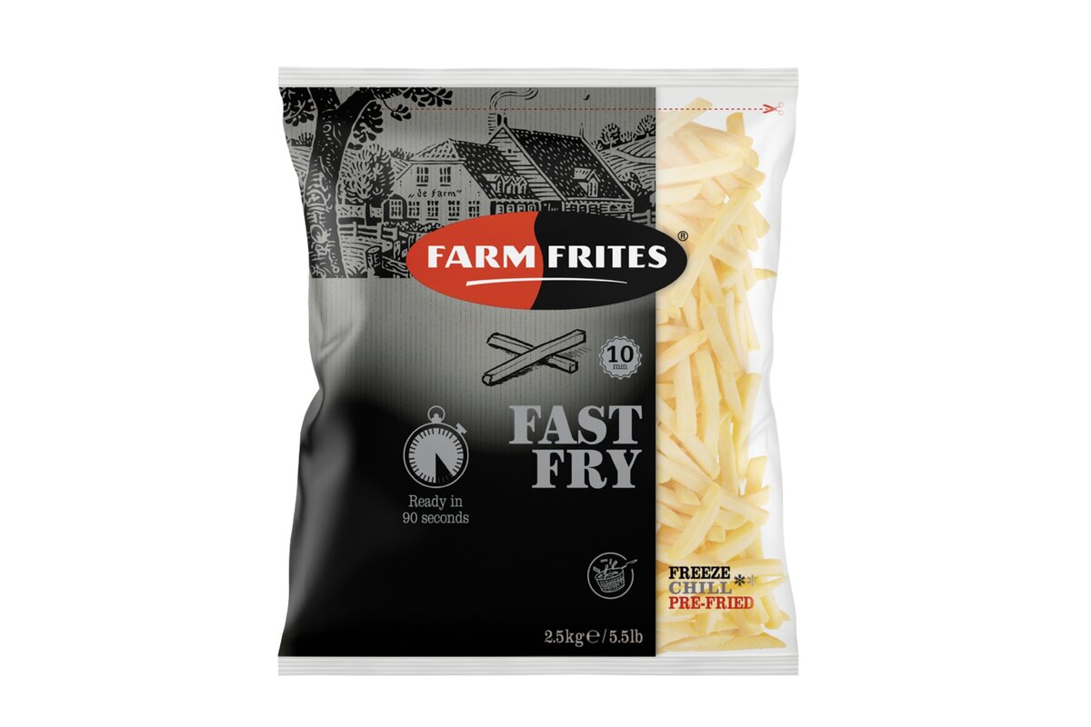 Hranolky 10x10mm 90 sekundové 2,5 kg FarmFrites KS